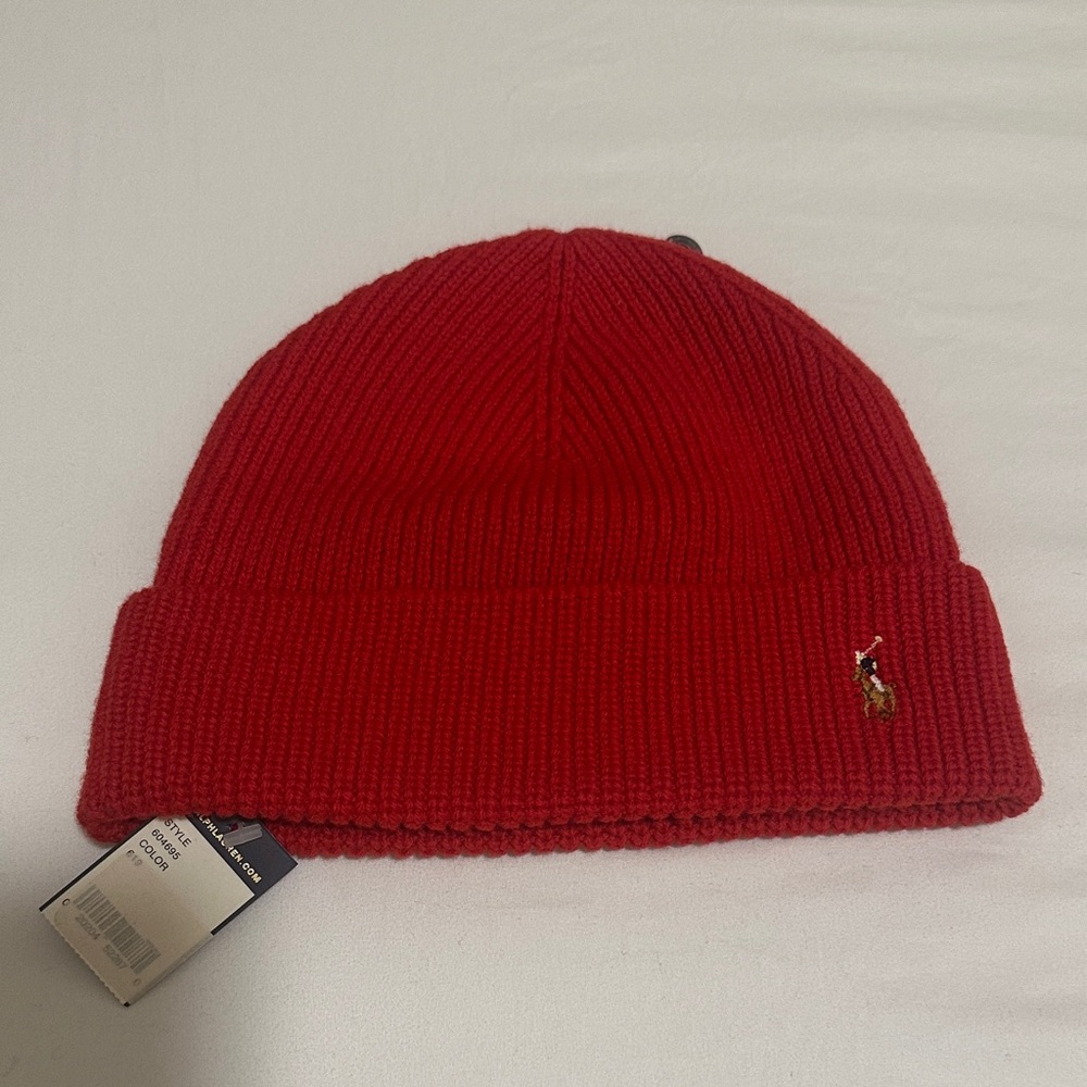 Polo by Ralph Lauren Classic Red Beanie